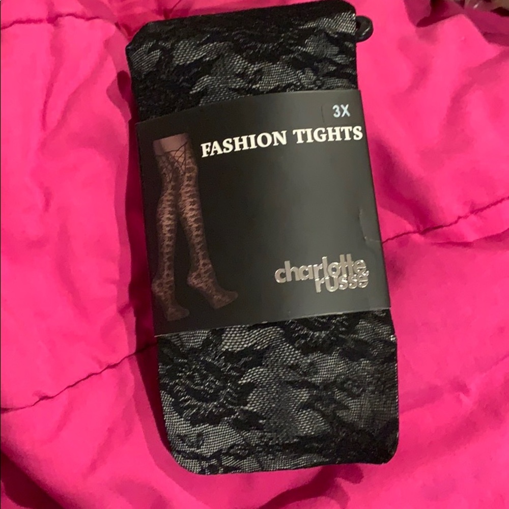 Charlotte Russe 3x tights